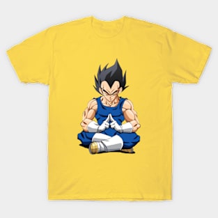 Vegeta Meditation Inner peace fan art T-Shirt